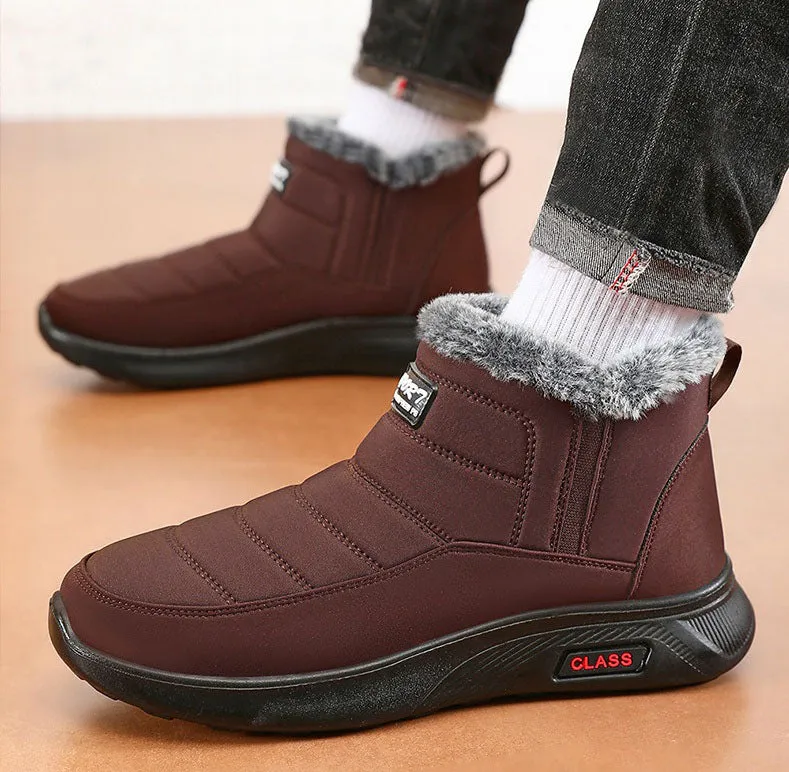 Men's Slip-On Waterproof Boots for Outdoor Adventures