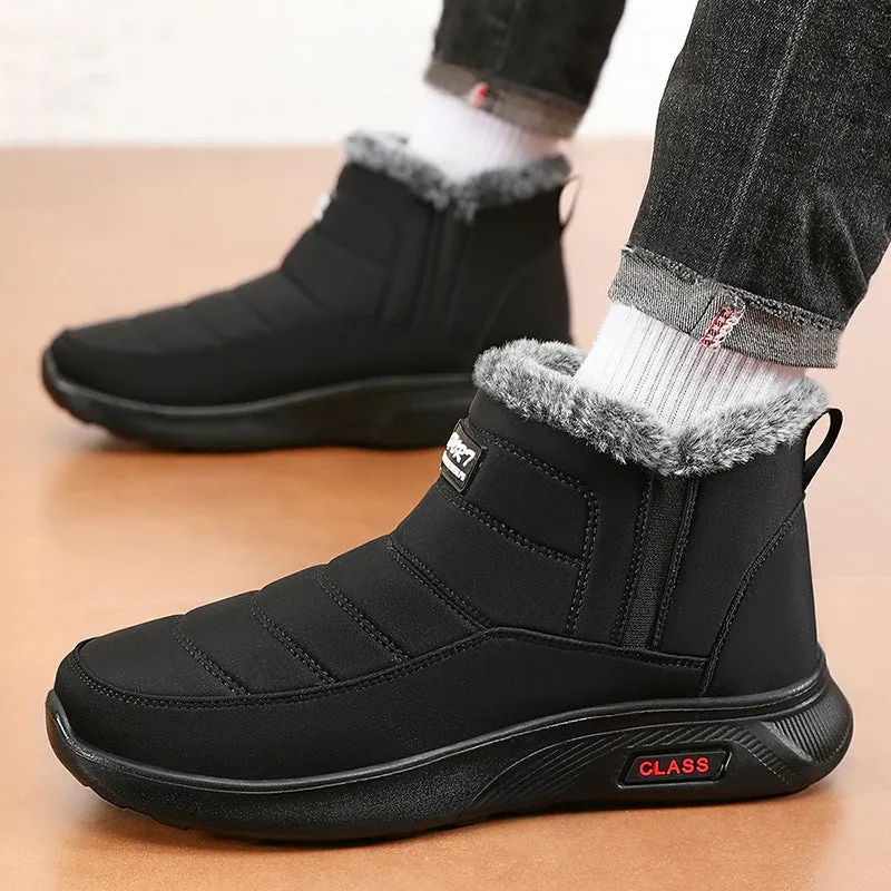 Men's Slip-On Waterproof Boots for Outdoor Adventures