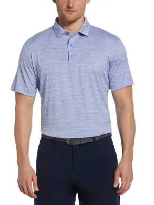 Mens Solid Texture Polo
