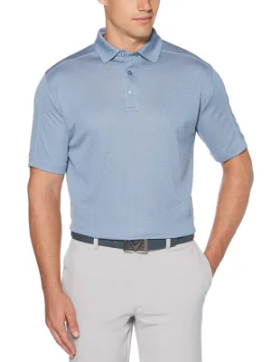 Mens Swing Tech™ Two Color Jacquard Polo