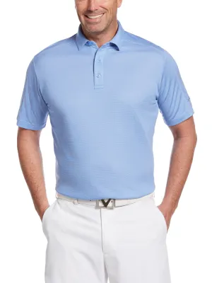 Mens Swing Tech™ Two Color Jacquard Polo