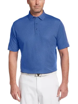 Mens Swing Tech™ Two Color Jacquard Polo