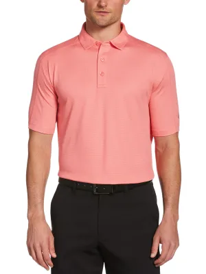 Mens Swing Tech™ Two Color Jacquard Polo