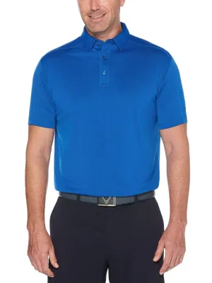 Mens Swing Tech™ Two Color Jacquard Polo