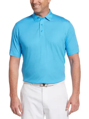 Mens Swing Tech™ Two Color Jacquard Polo