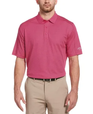 Mens Swing Tech™ Two Color Jacquard Polo
