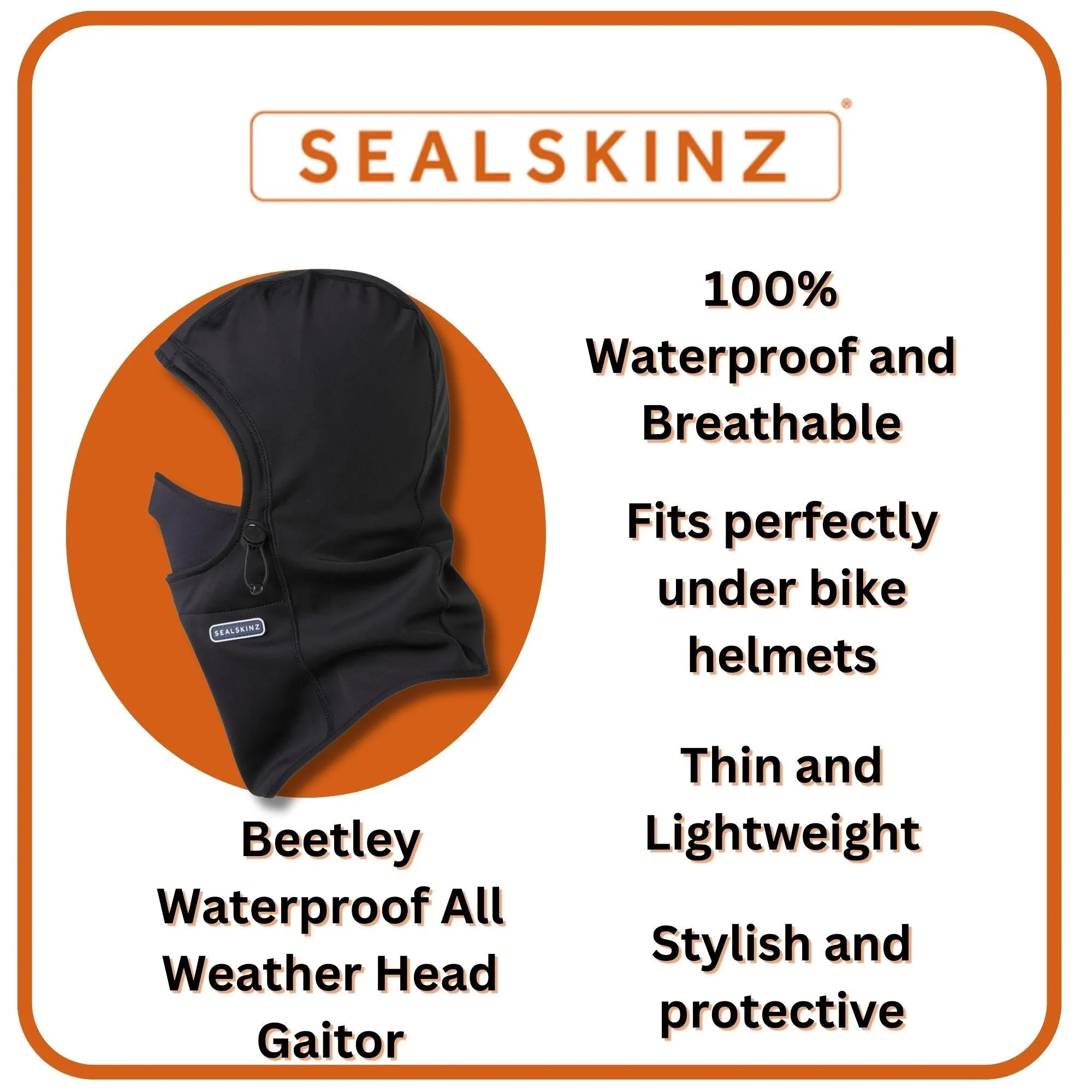 Mens Waterproof All Weather Head Gaitor