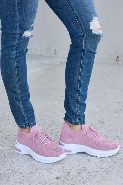 Mesh Lace Up Sneakers
