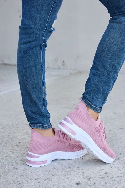 Mesh Lace Up Sneakers