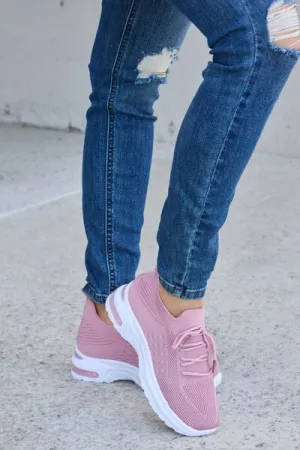 Mesh Lace Up Sneakers