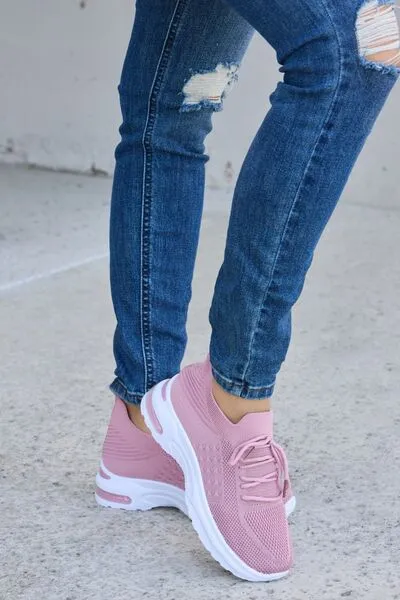 Mesh Lace Up Sneakers
