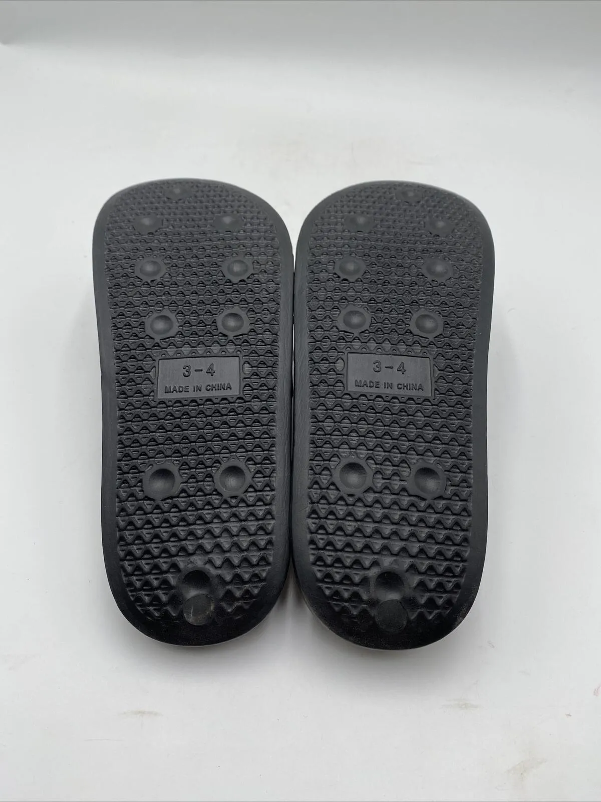 Minecraft Boys' Sport Slide Sandals Outdoor Pool Slides Black Size 3-4
