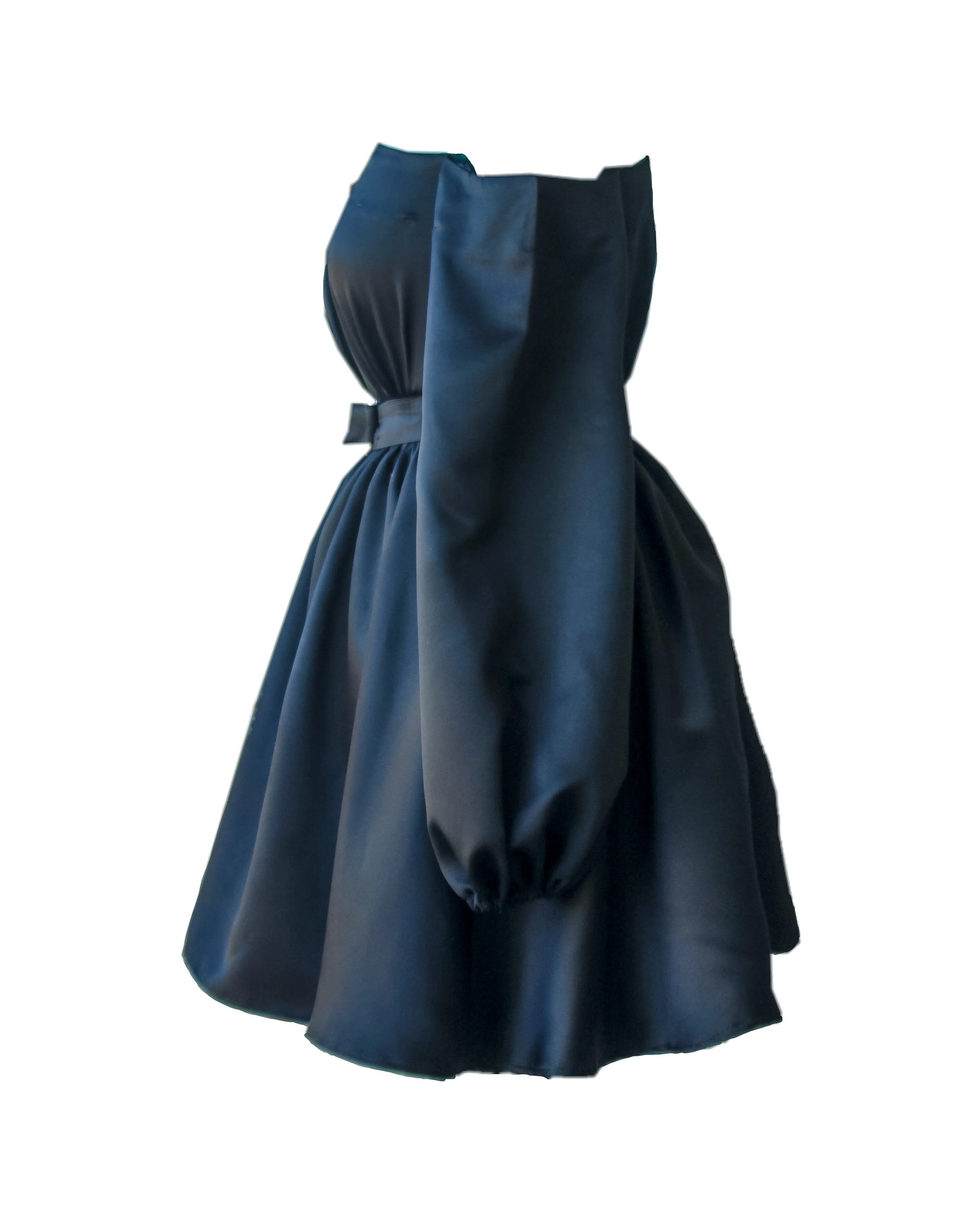 Mono strap off shoulder short dress