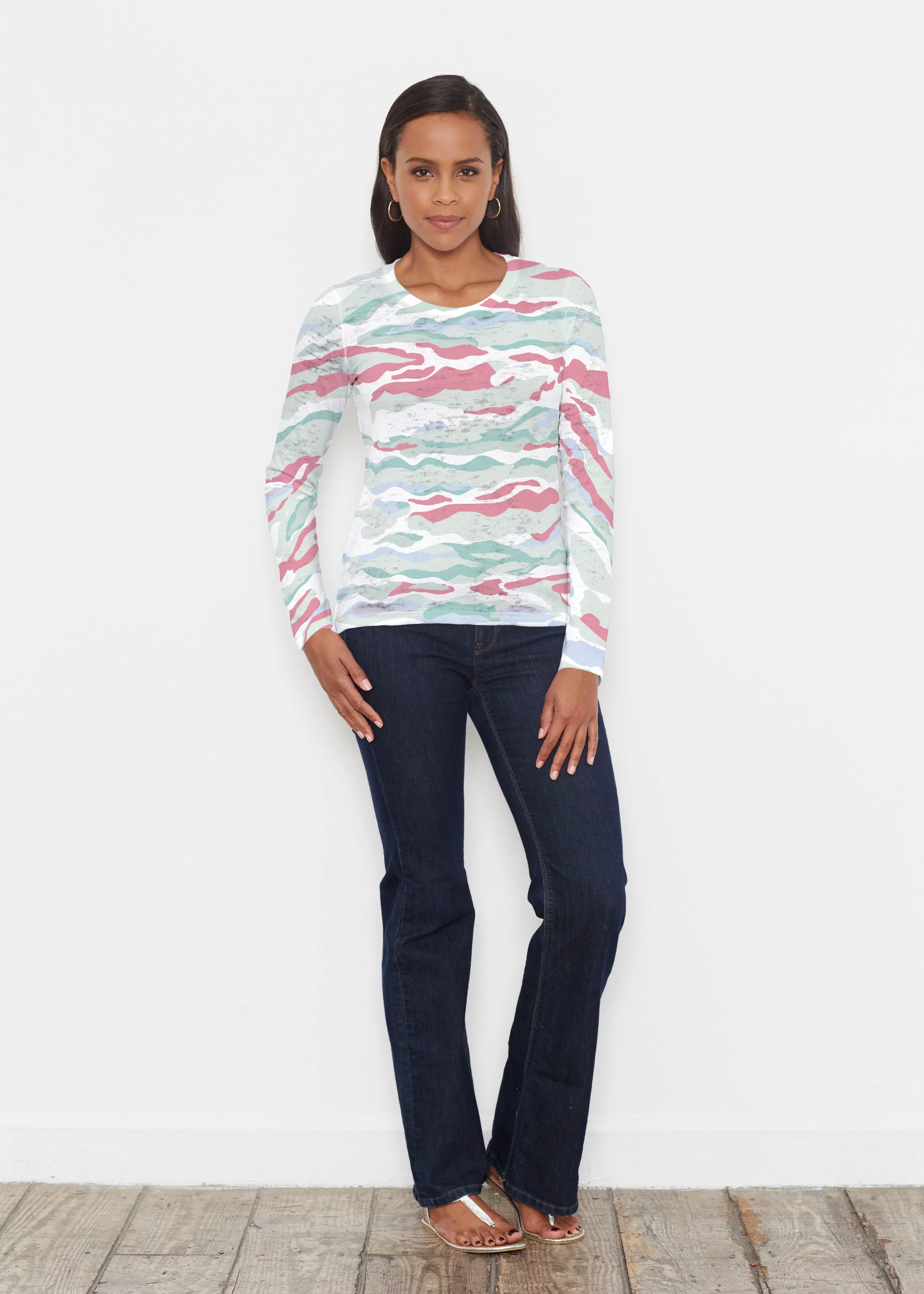 Mountain View Brick (17296) ~ Signature Long Sleeve Crew Shirt