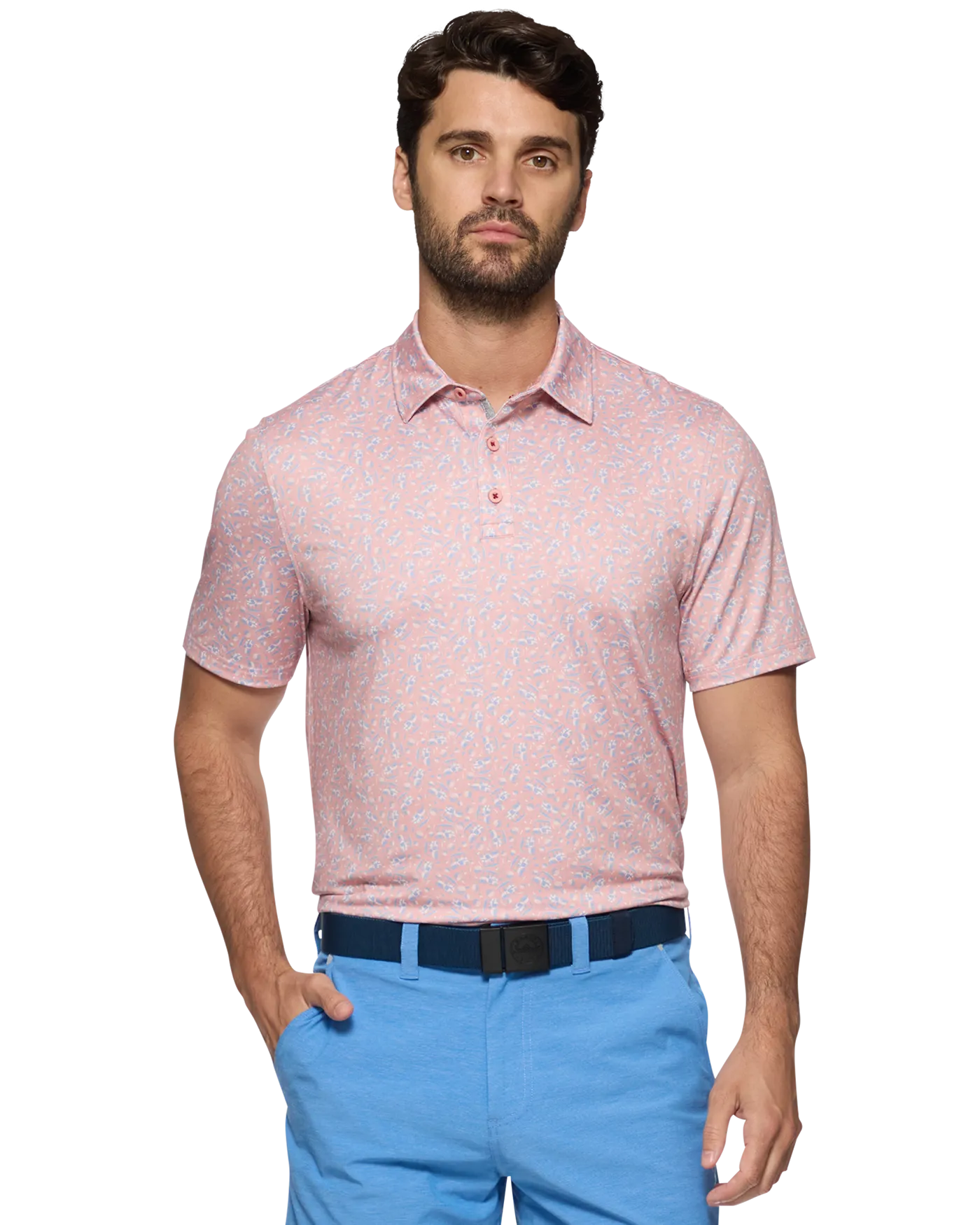 MVP JARVIS GOLF CART PRINT POLO