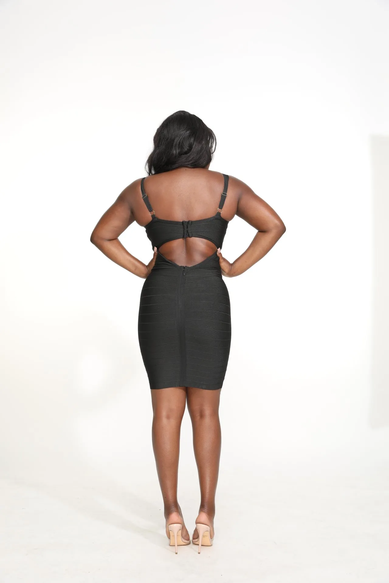 Myra Buckle Strap Bandage Dress
