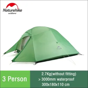 Naturehike cloud up camping tent hiking outdoor family beach shade waterproof camping portable 1 2