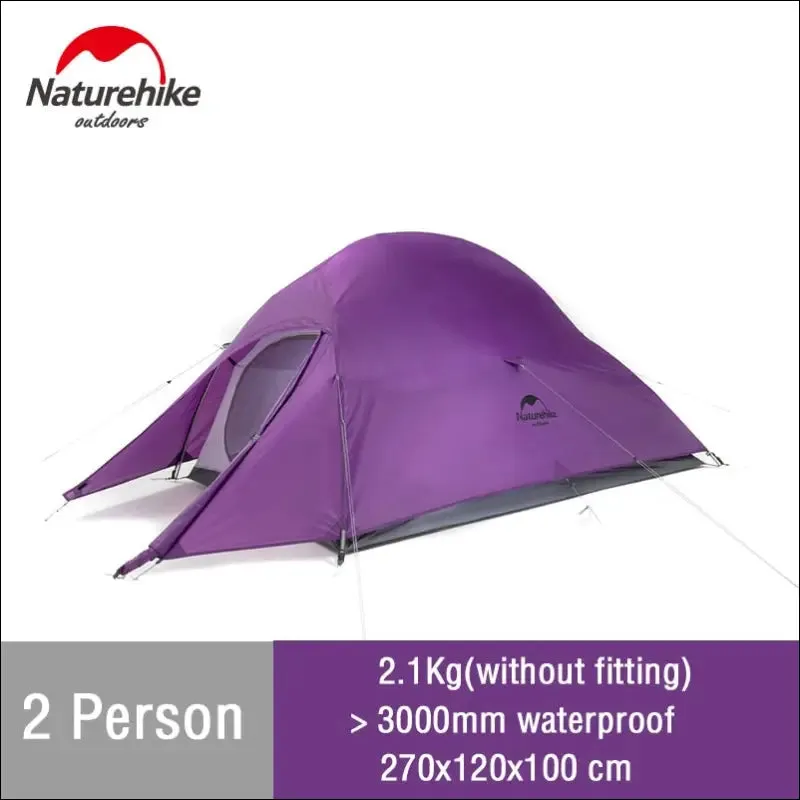 Naturehike cloud up camping tent hiking outdoor family beach shade waterproof camping portable 1 2