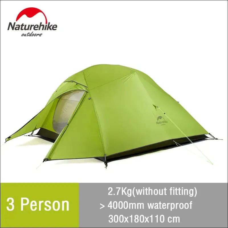 Naturehike cloud up camping tent hiking outdoor family beach shade waterproof camping portable 1 2