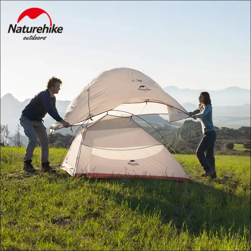 Naturehike cloud up camping tent hiking outdoor family beach shade waterproof camping portable 1 2