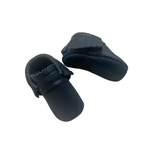 Navy Baby Moccasins