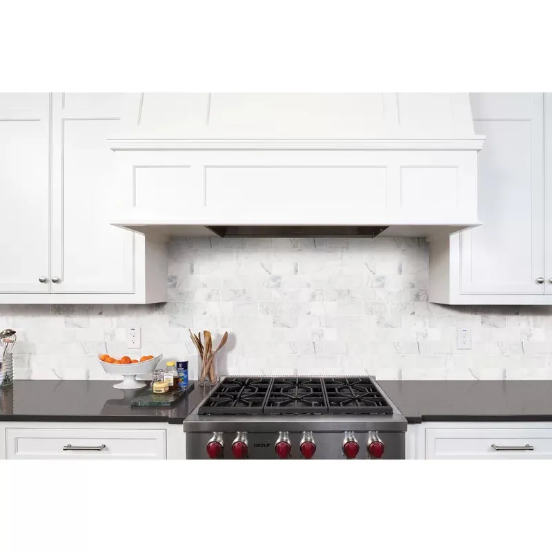New 2 BOXES Calacatta Cressa 3" x 6" Marble Subway Wall &amp; Floor Tile By MSI (10 Sq. Ft TOTAL) 40 Pieces/Box = 80 Total! Retails $420 