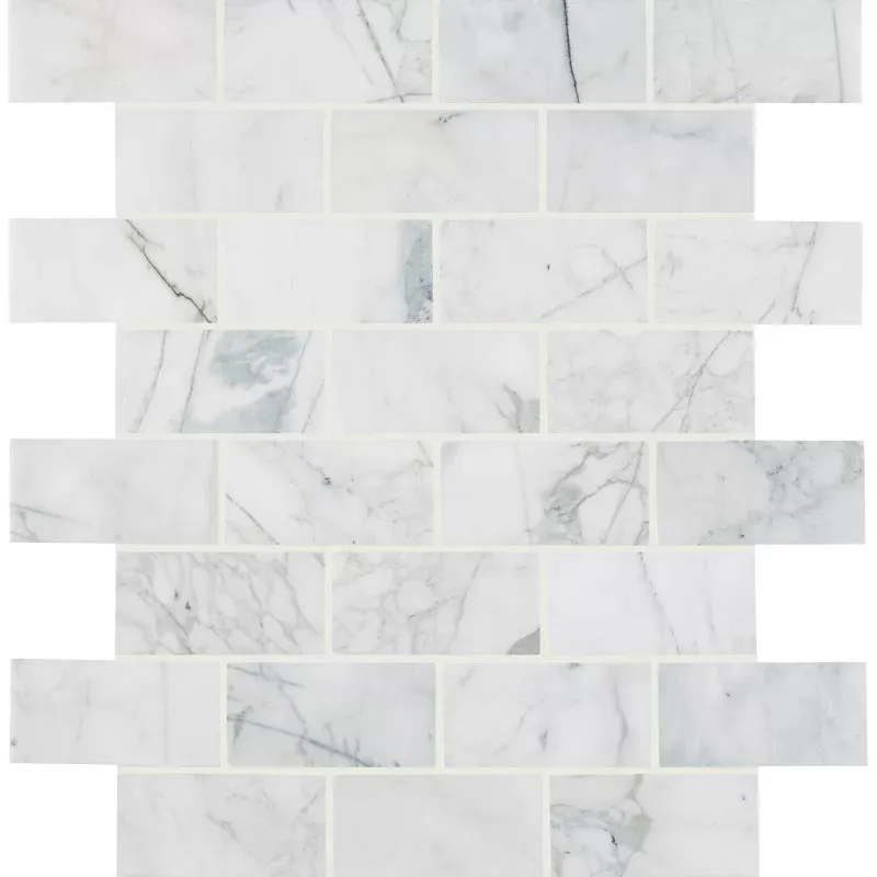 New 2 BOXES Calacatta Cressa 3" x 6" Marble Subway Wall &amp; Floor Tile By MSI (10 Sq. Ft TOTAL) 40 Pieces/Box = 80 Total! Retails $420 