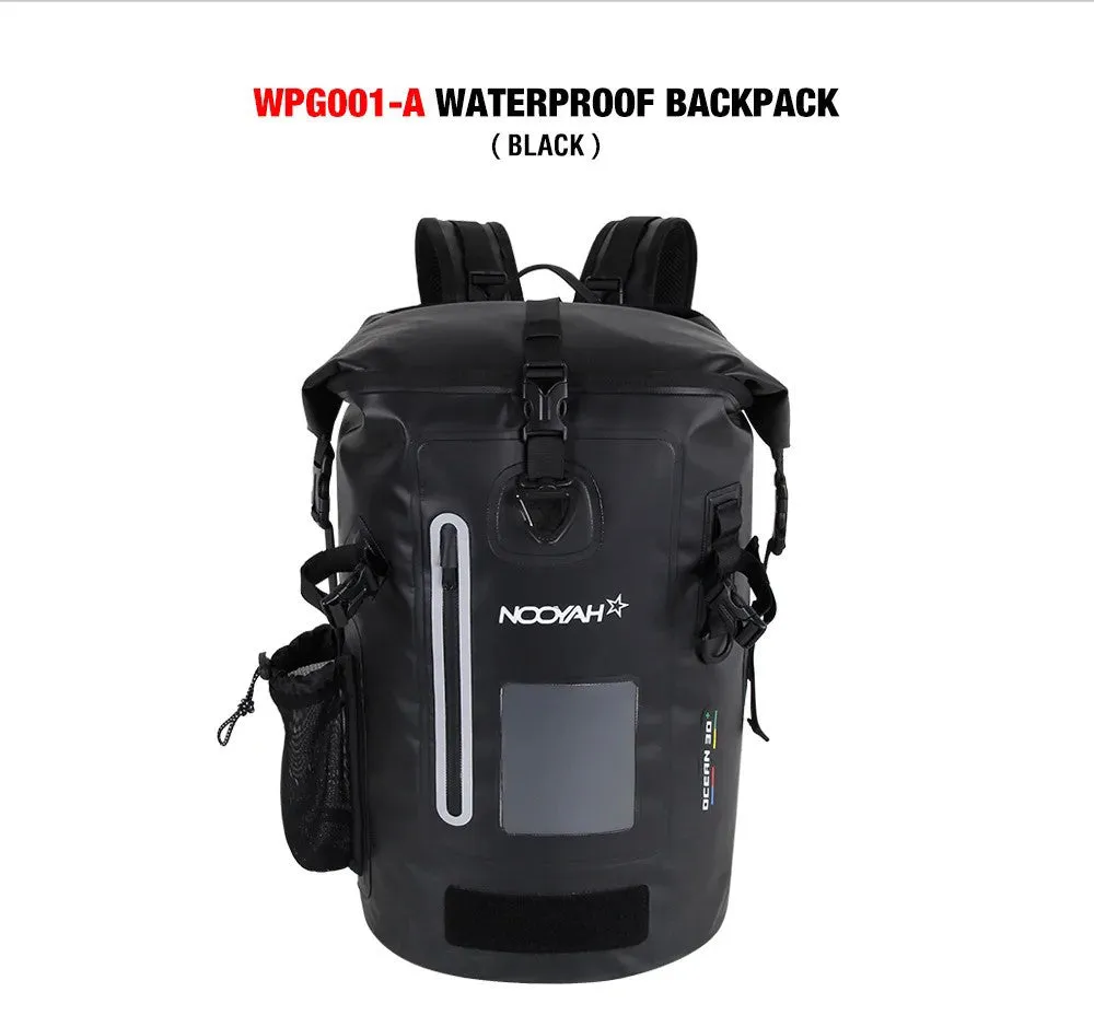 NOOYAH IPX8 Waterproof Bike Cycle Outdoor Sports Backpack Double-Layer Waterproof Bag  YELLOW