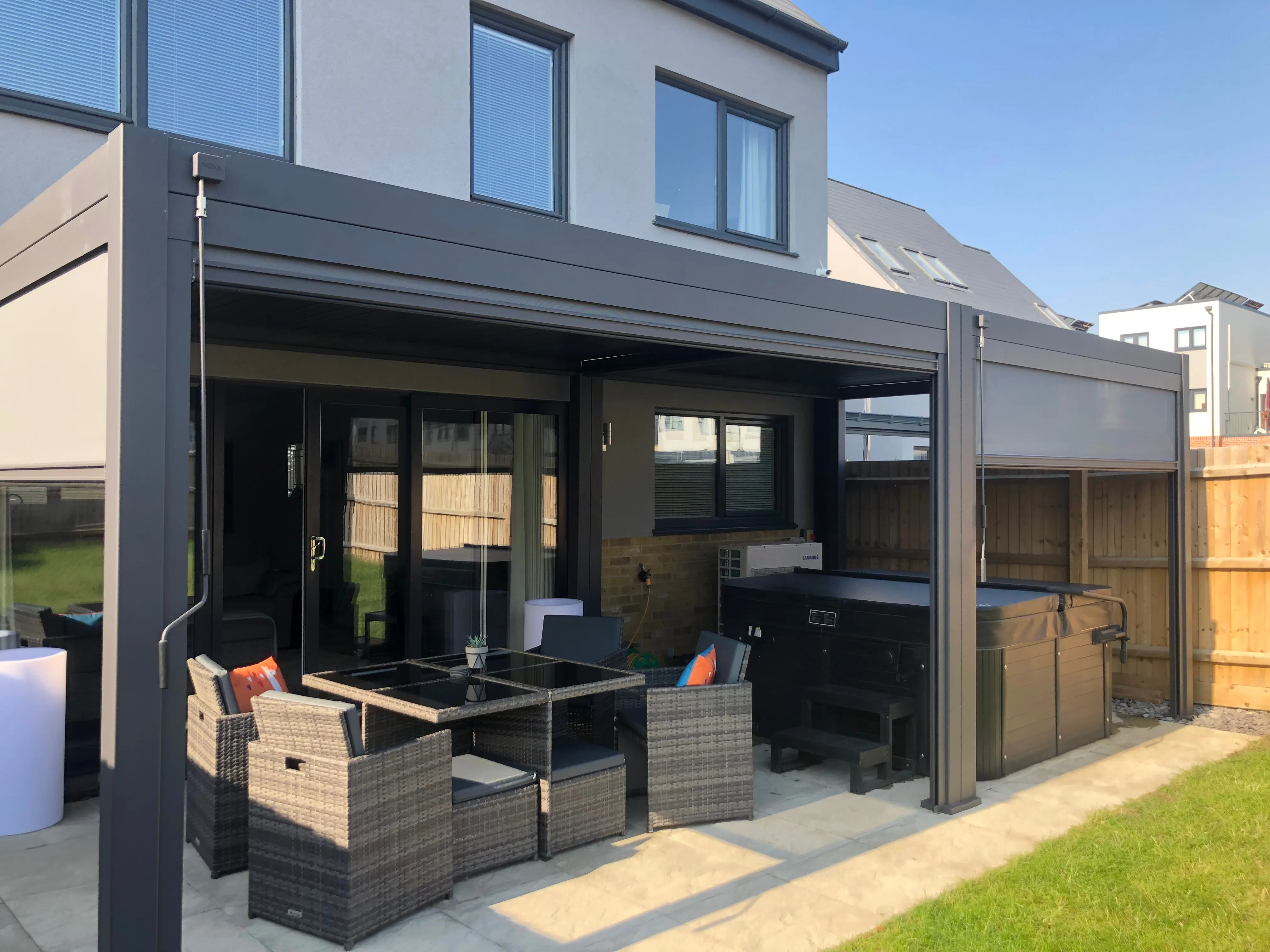 Nova Titan 9m x 3m Rectangular Aluminium Pergola