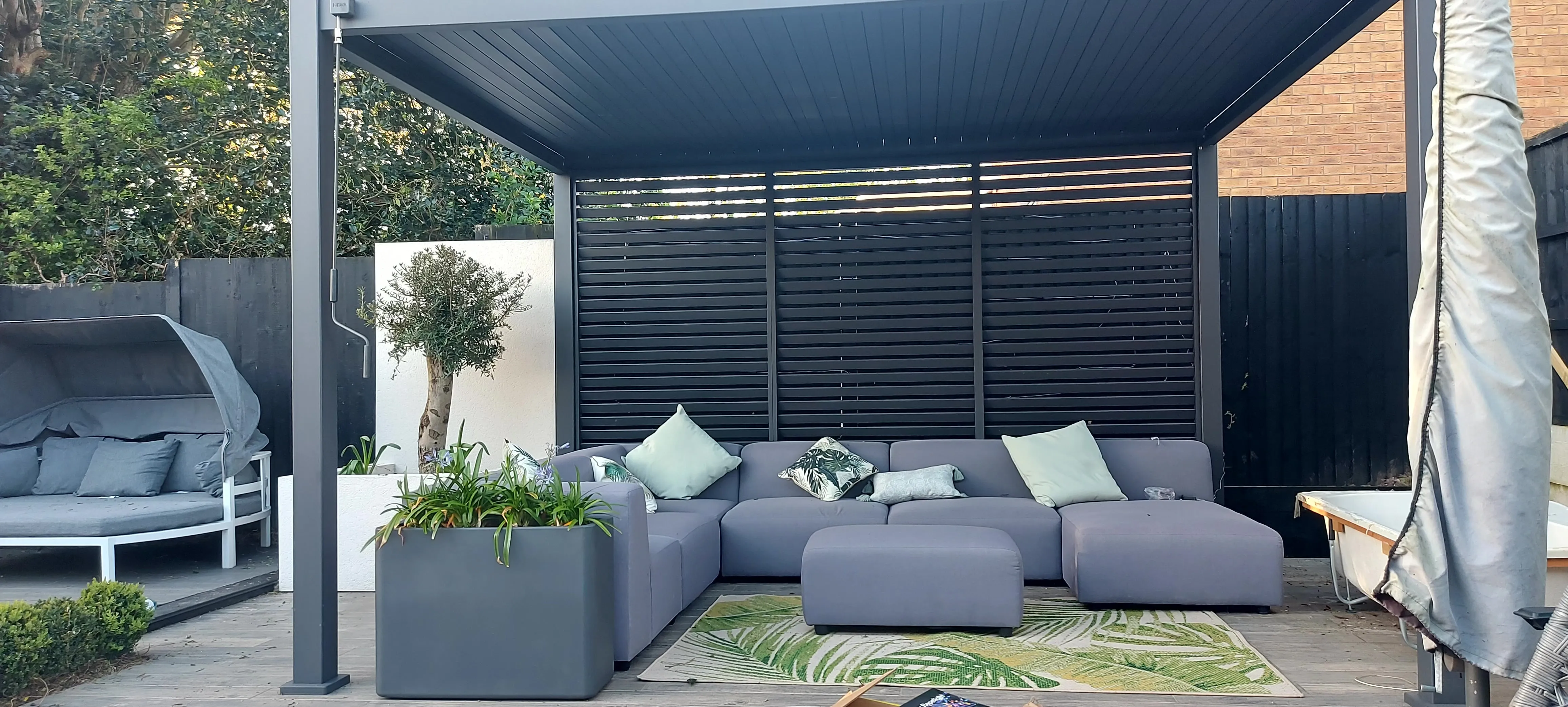 Nova Titan Aluminium Pergola New Model  6m x 3m | Assembly Option