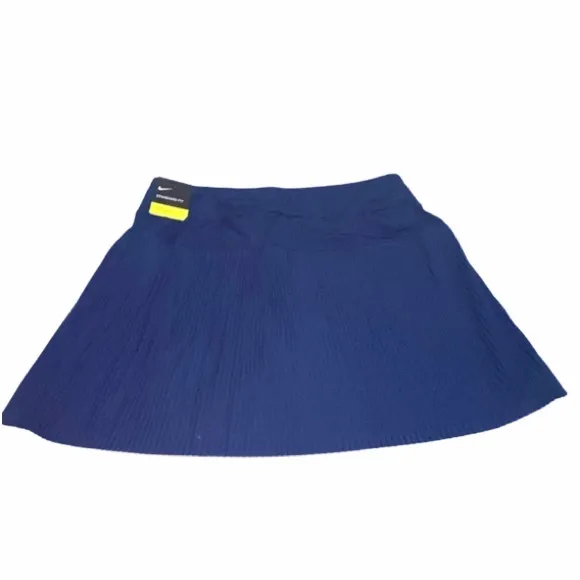NWT Nike Pleated Blue Dri-Fit Golf Skort Sz Small