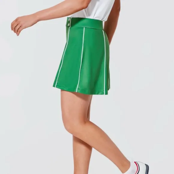 NWT Tuckernuck Green Piped 15 Inch Renee Golf Skirt: Size XXL