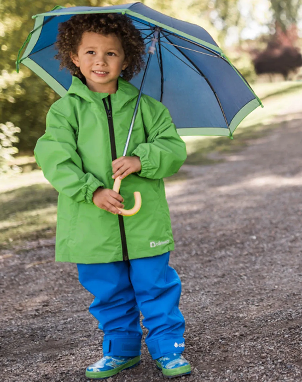 Oakiwear Kids Waterproof Rain Pants Boys Girls, Cobalt Blue