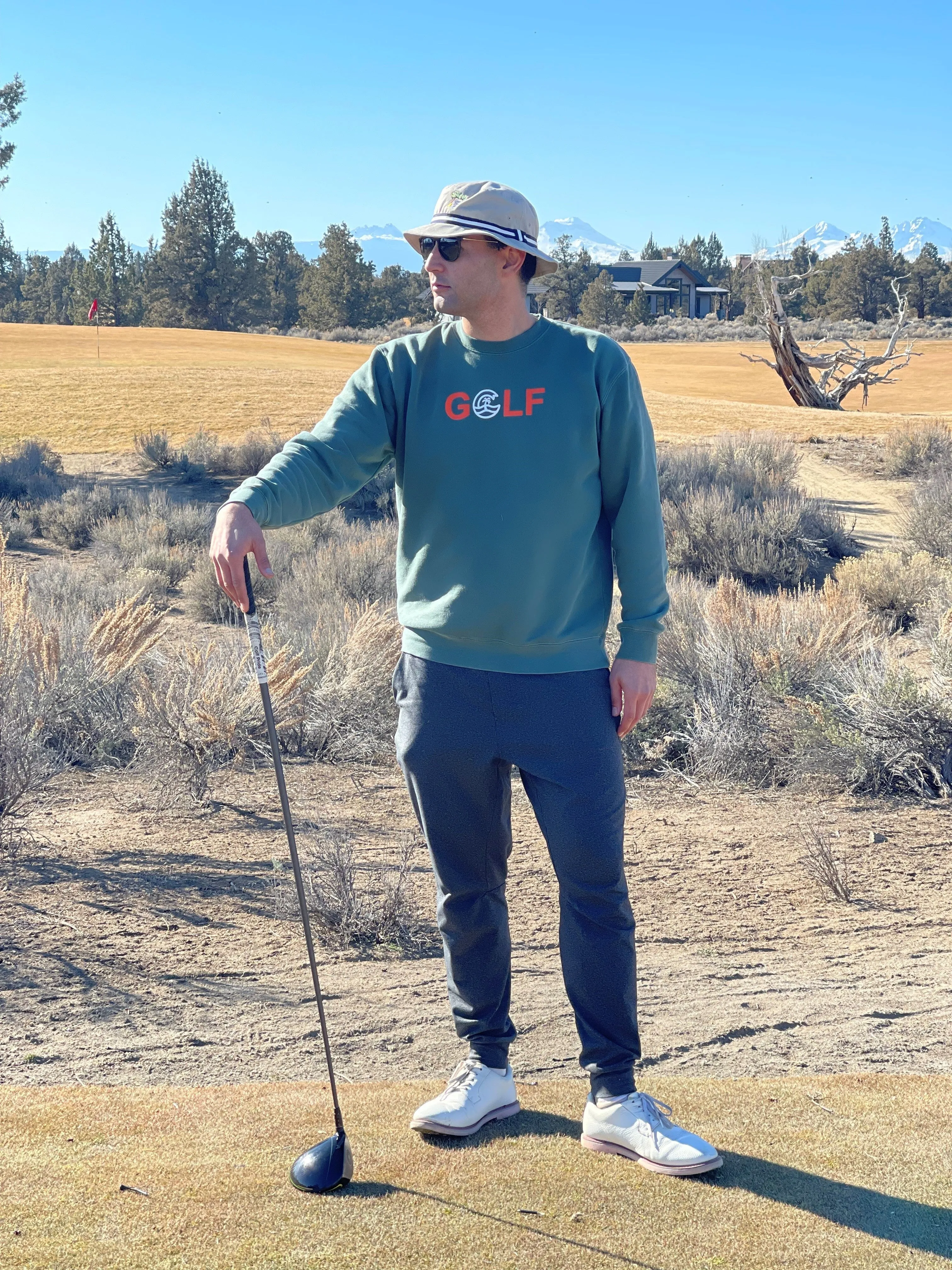 OceanDesertGolf Athletic Sweater Alpine-Green