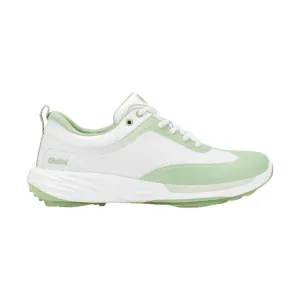 Olukai Women's Makena Golf Shoes - Bright White/Mint