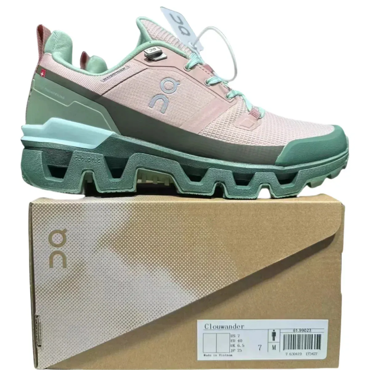 On Cloudwander Waterproof Women's Dusty/Green
