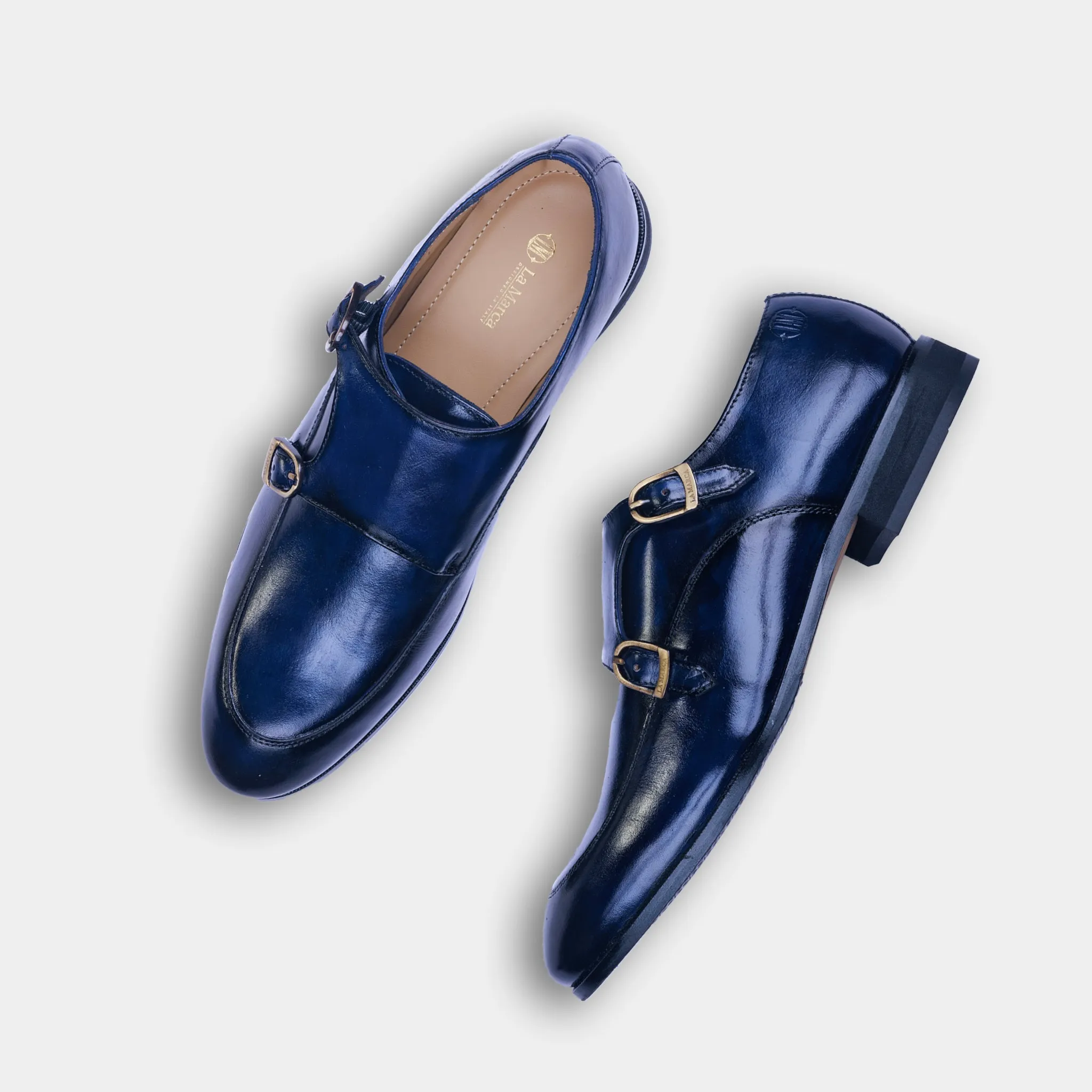 Parker Double Monk (Ink Blue)