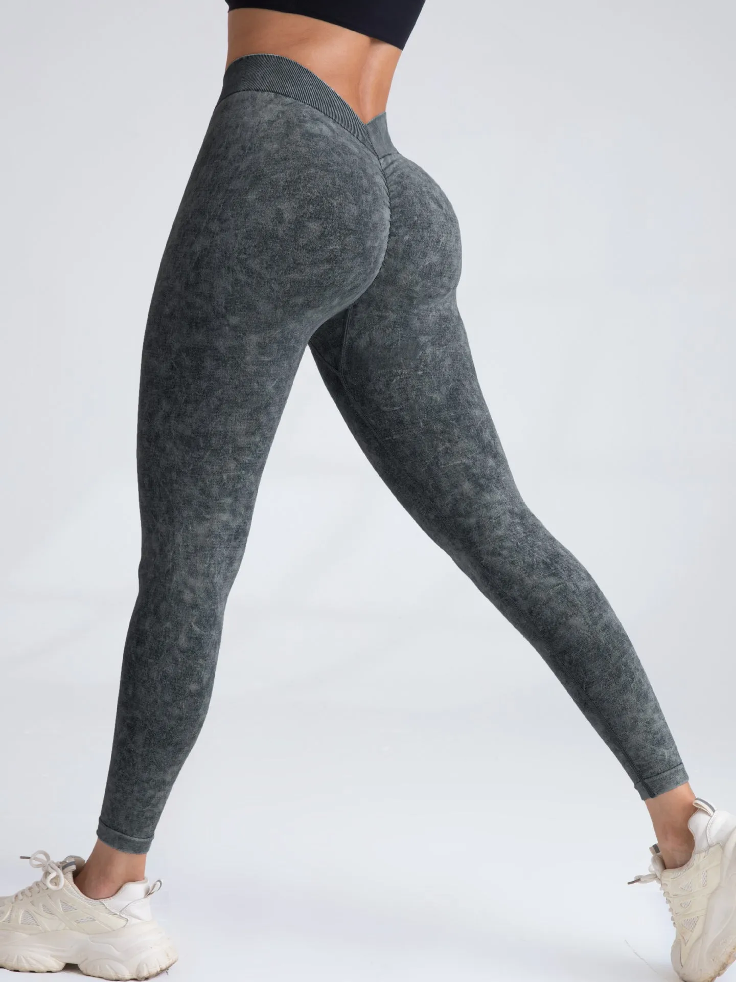PeachFit Seamless High-Waist Yoga Leggings