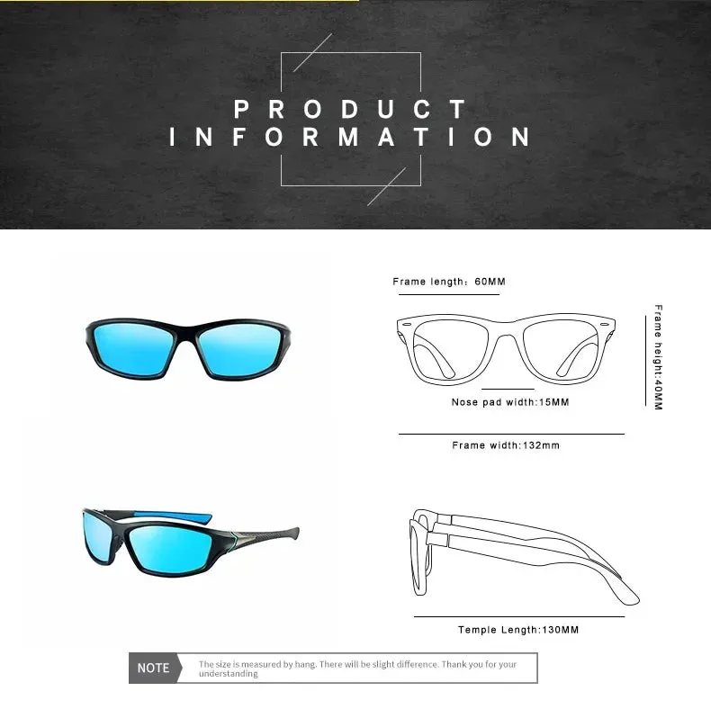 Polarized Driving Sunglasses - Unisex Sun Glasses for Hiking Fishing, Classic Outdoor UV400 Eyewear