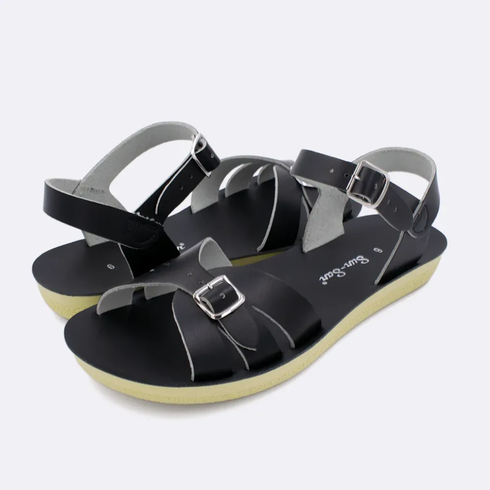 [Pre-order] Salt Water Sun Boardwalk Mom Sandal, Black