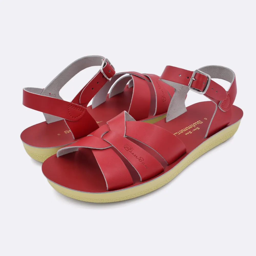 [Pre-order] Salt Water Swimmer Mom Sandal, Red