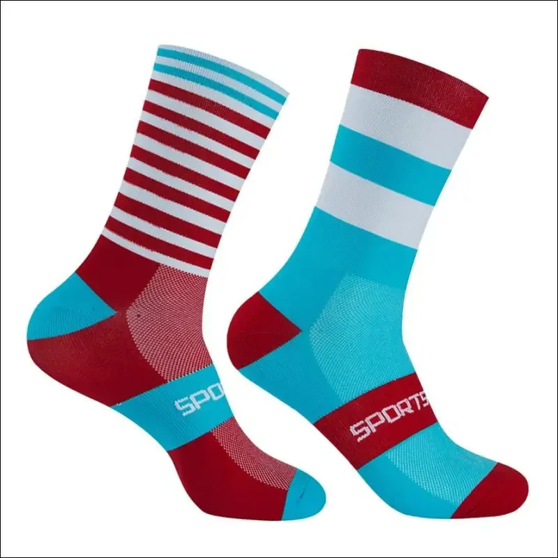Professional knee-high cycling socks for men | high quality outdoor sports socks | timubike