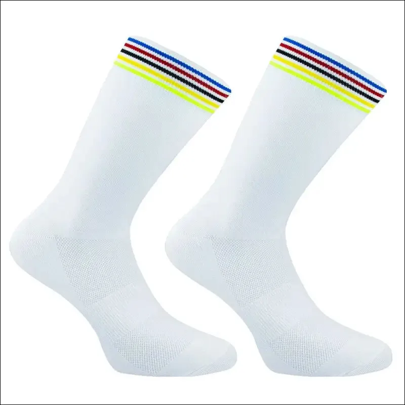 Professional knee-high cycling socks for men | high quality outdoor sports socks | timubike