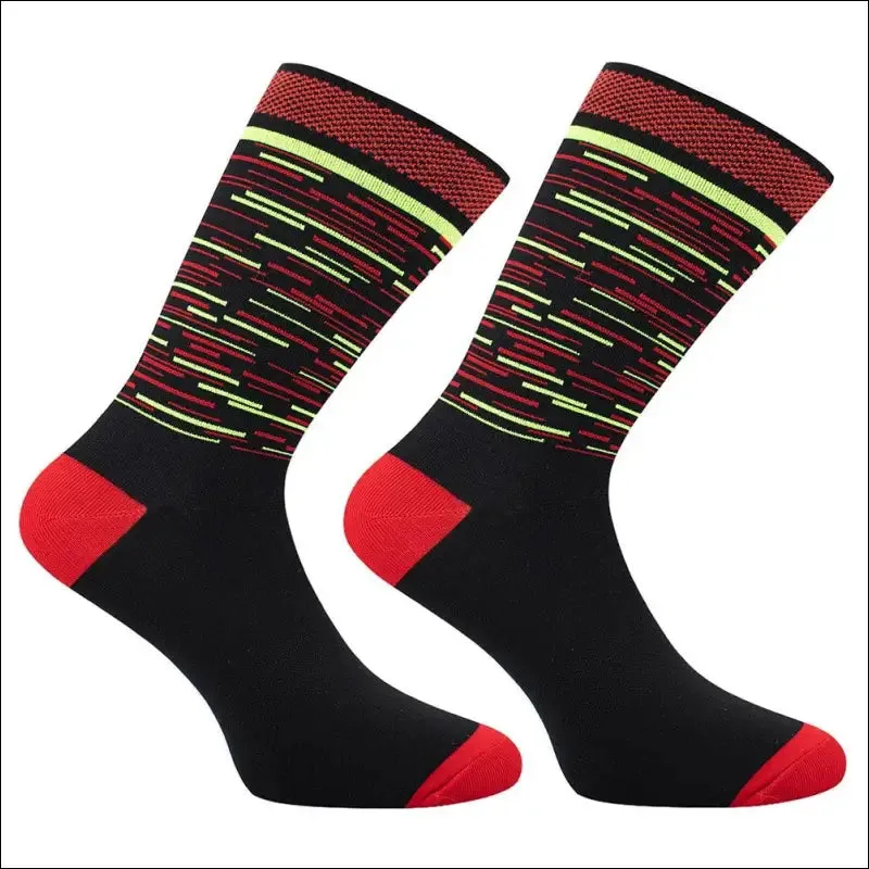 Professional knee-high cycling socks for men | high quality outdoor sports socks | timubike