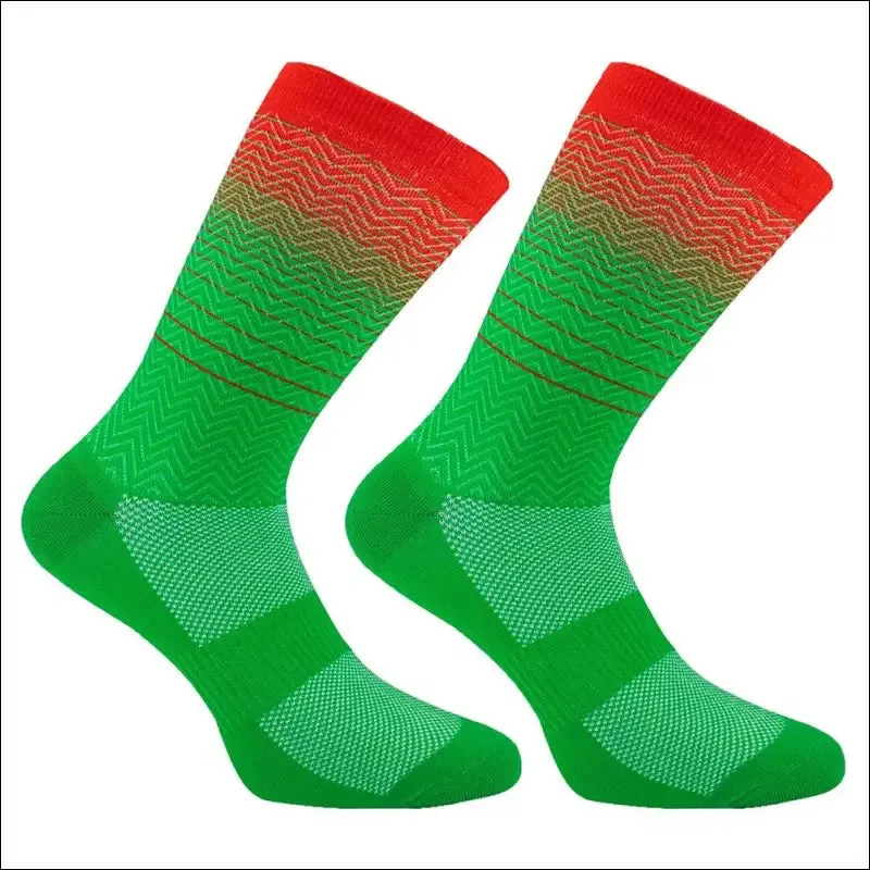Professional knee-high cycling socks for men | high quality outdoor sports socks | timubike