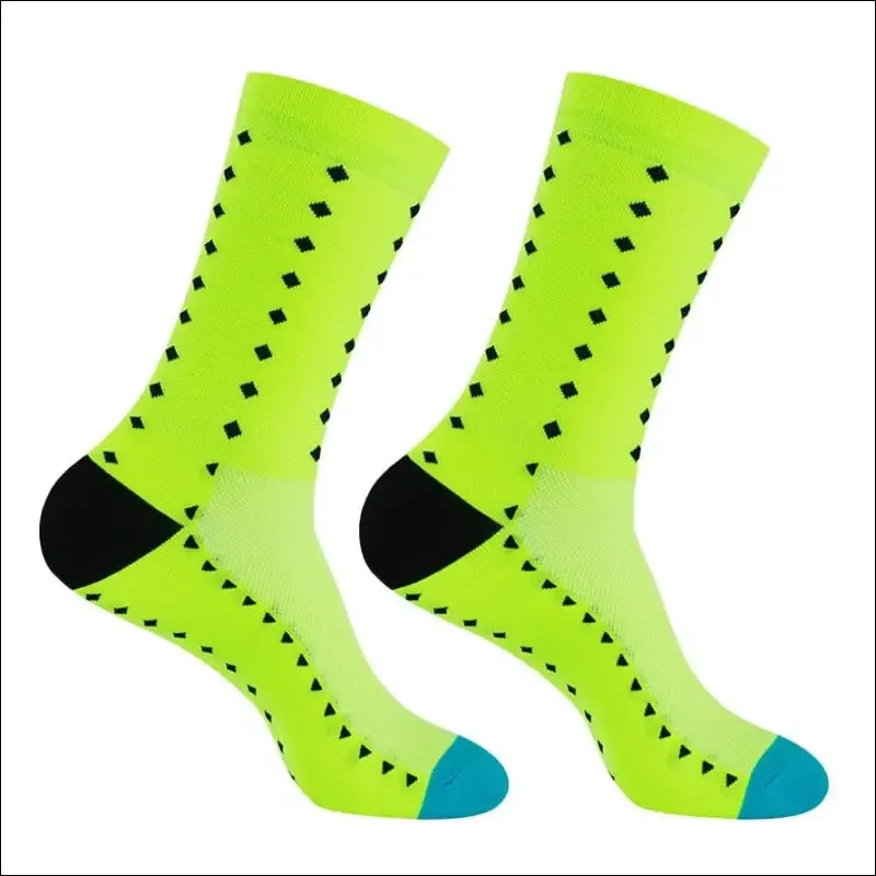Professional knee-high cycling socks for men | high quality outdoor sports socks | timubike
