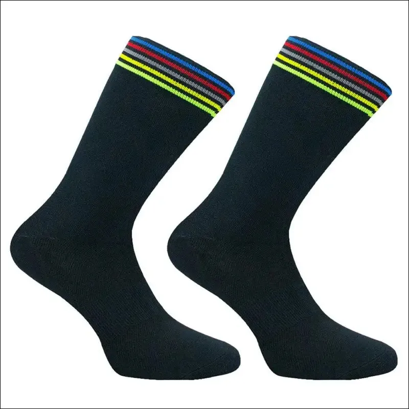 Professional knee-high cycling socks for men | high quality outdoor sports socks | timubike