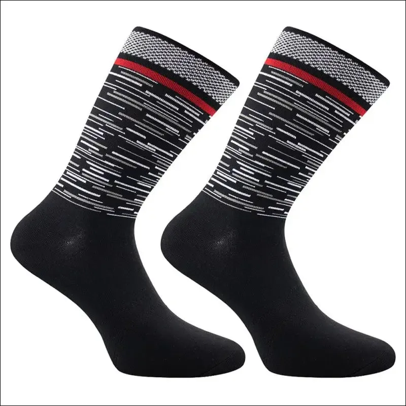 Professional knee-high cycling socks for men | high quality outdoor sports socks | timubike