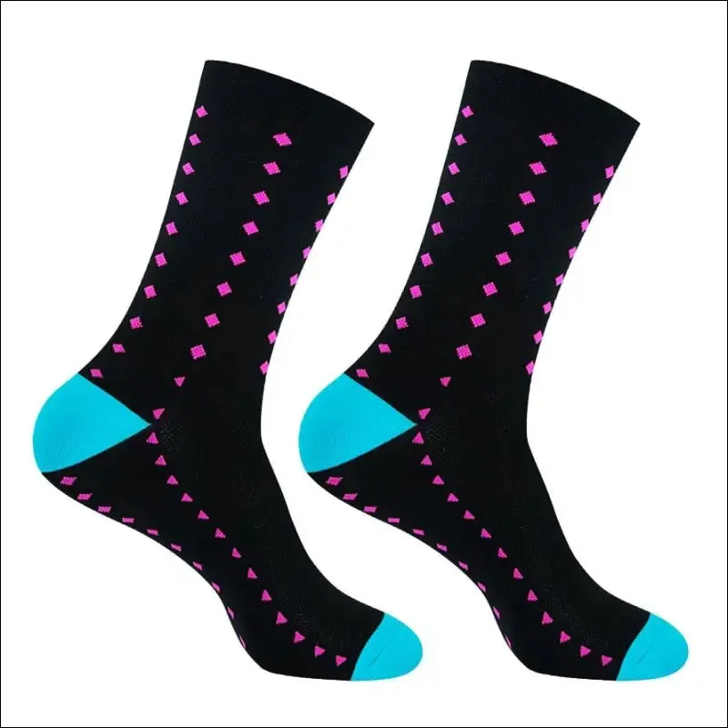 Professional knee-high cycling socks for men | high quality outdoor sports socks | timubike