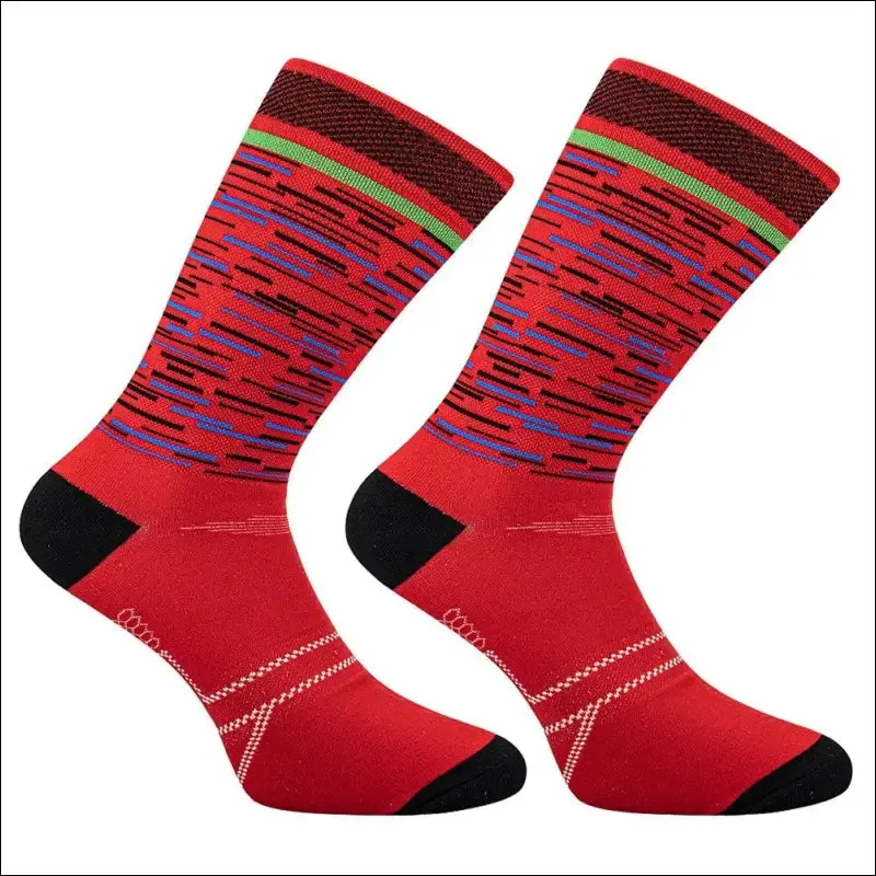 Professional knee-high cycling socks for men | high quality outdoor sports socks | timubike